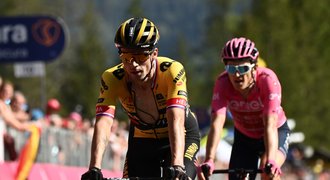 Giro d'Italia: oslavenec Thomas si v horách pohlídal Rogliče, ten je druhý