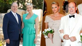 Monacký princ Albert a kněžna Charlene oslavili výročí novým portrétem: Něco na něm nesedí!