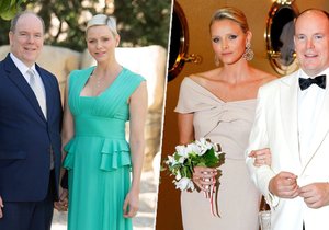 Monacký princ Albert a princezna Charlene oslavili výročí svatby