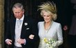 Princ Charles si vzal Camillu 9. dubna 2005