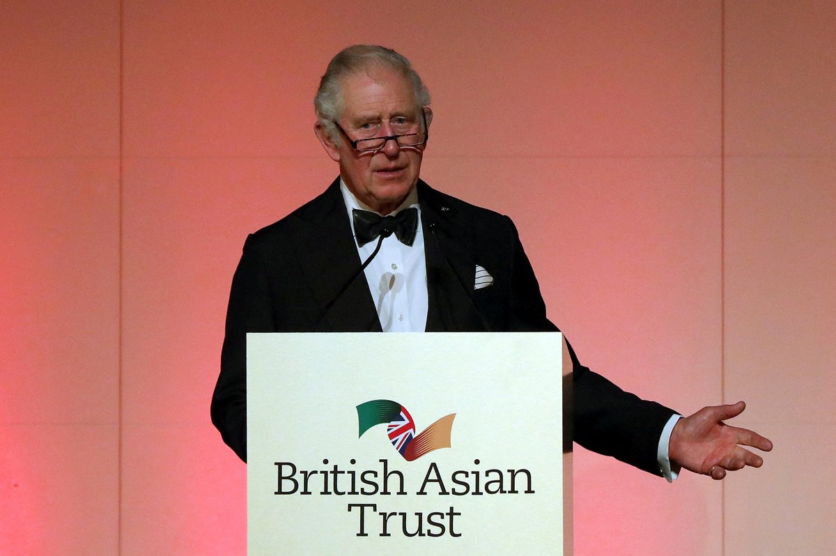 Princ Charles měl na akci British Asian Trust projev