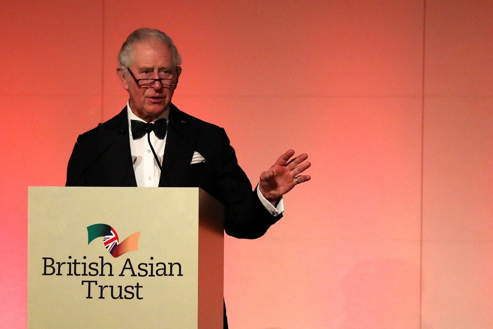 Princ Charles měl na akci British Asian Trust projev