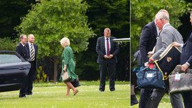 Princ Charles (69) a vévodkyně Camilla (70) se vrátili do Británie, za pár dní čeká je čeká svatba Harryho (33) a Meghan Markle (36).