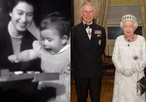 Unikátní video zachycuje britskou královnu jako mladou maminku, jak si hraje se svým synkem Charlesem.