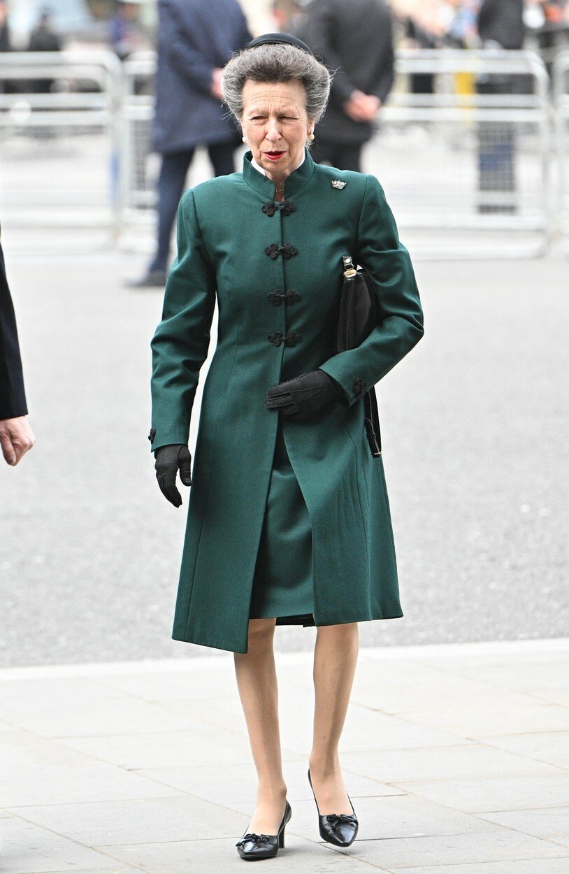 Vzpomínková mše na Prince Philipa ve Westminsterském opatství. - Princezna Anna,