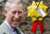 Princ Charles převzal od matky medaili pro nejlepšího zahrádkáře