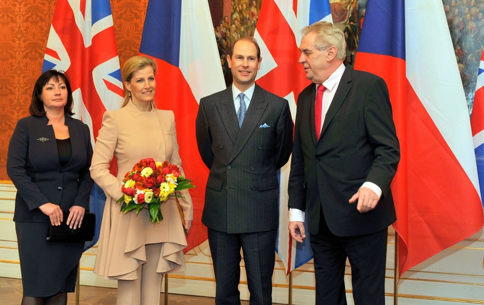 V březnu 2013 zavítal Princ Edward s manželkou Sophií na Pražský hrad.