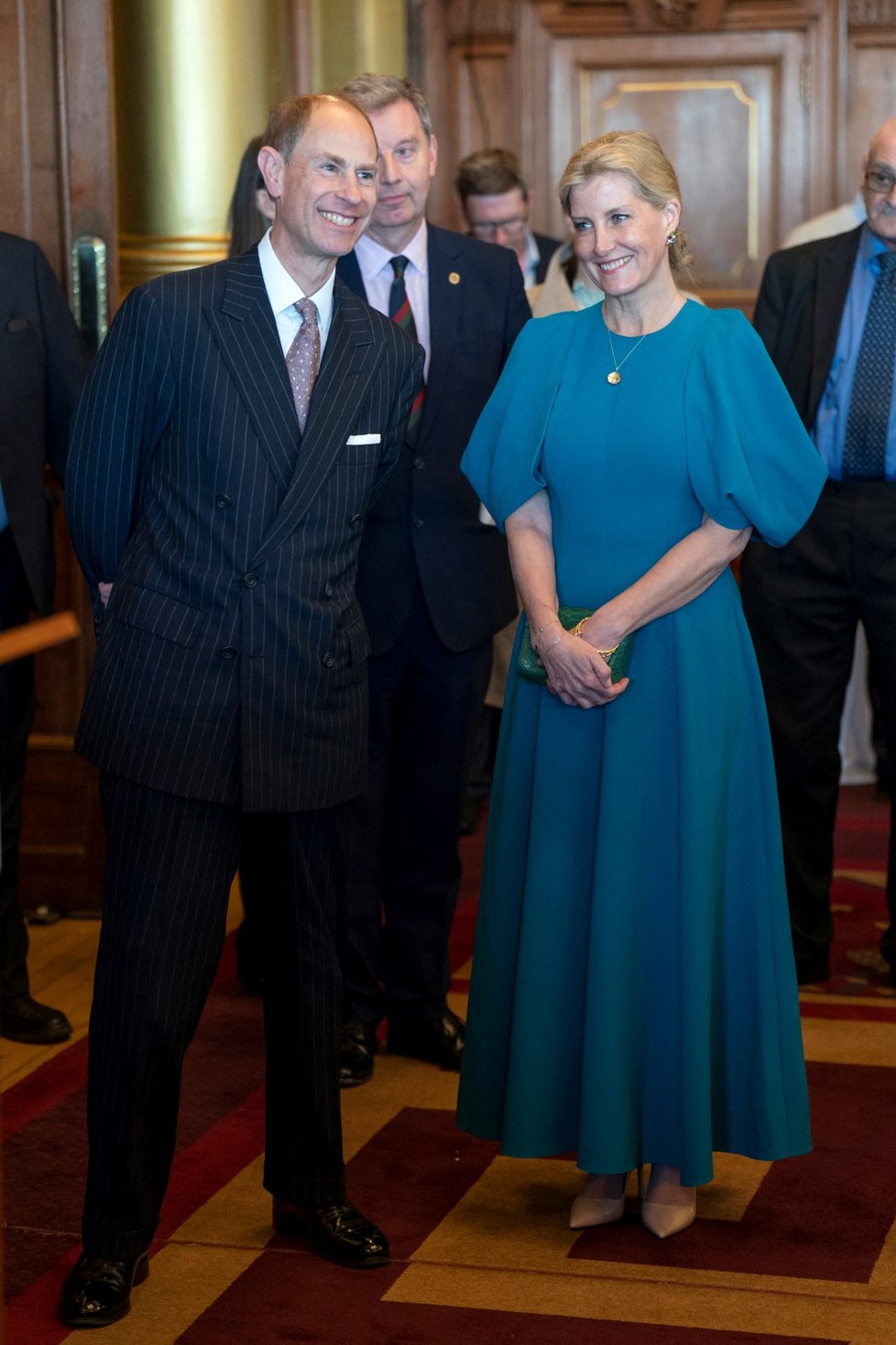 Princ Edward s manželkou Sophií v Edinburghu (10. 3. 2023)