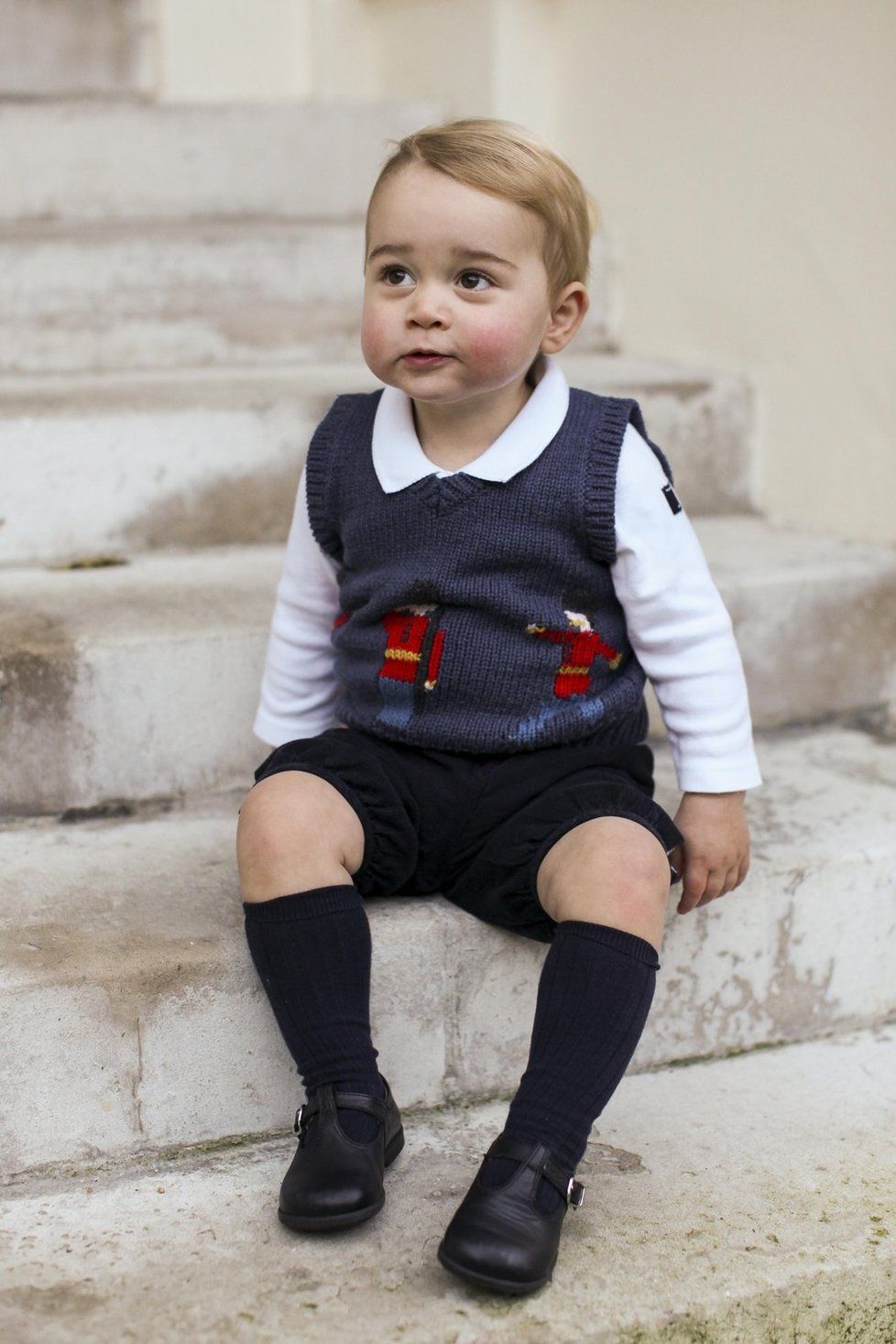 Princ George v prosinci roku 2014.