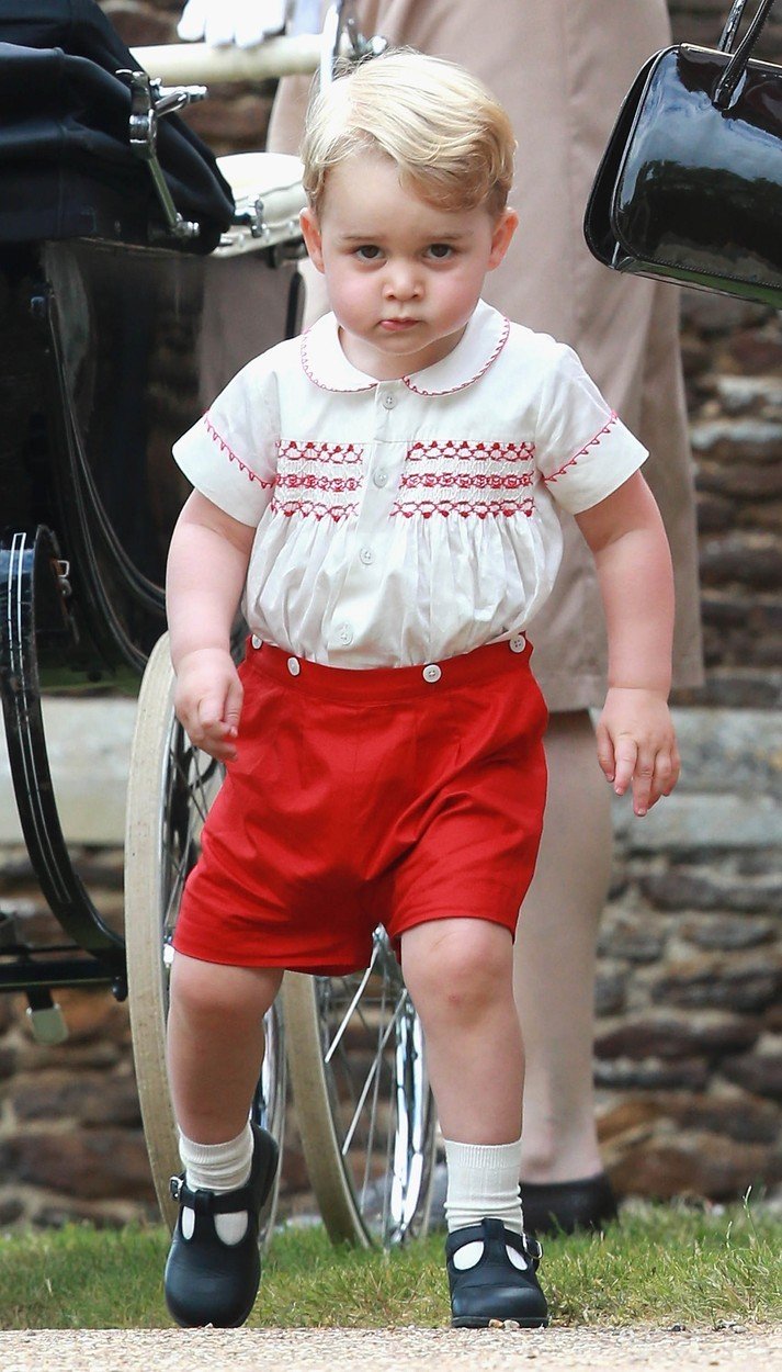 George na křtu princezny Charlotte