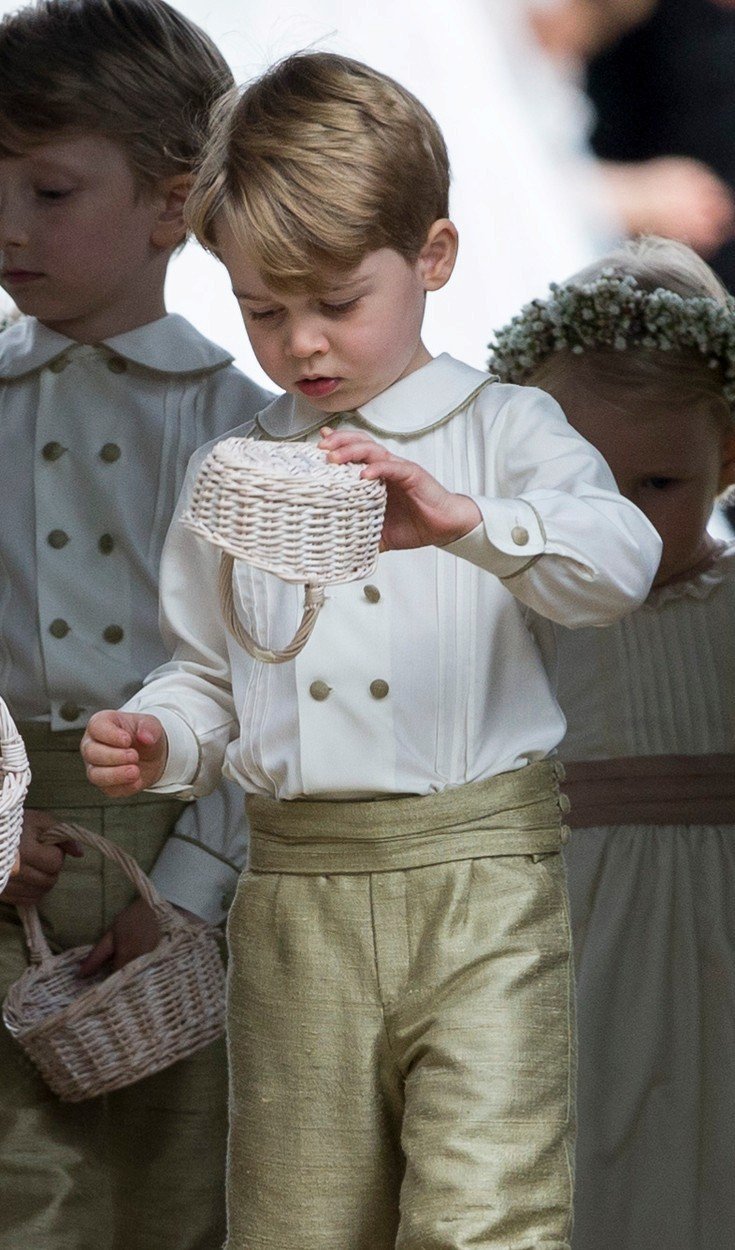 Princ George měl na svatbě Pippy Middleton důležitou funkci.