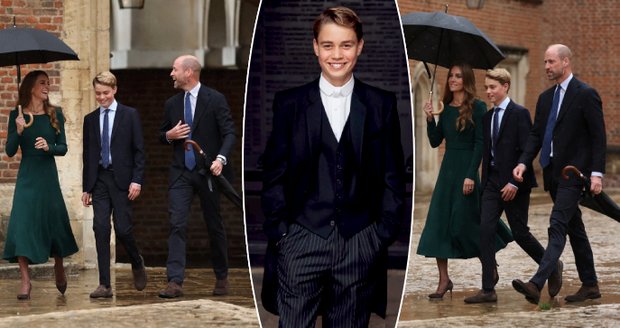 Princ George nastoupil na Eton