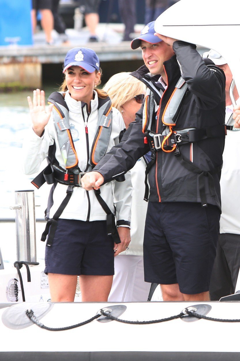 Kate Middleton a princ William na závodech