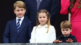 Princ George, princezna Charlotte a princ Louis.