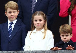Princ George, princezna Charlotte a princ Louis.