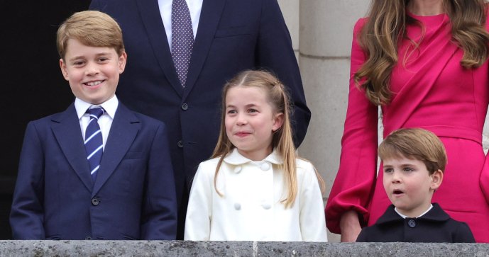 Princ George, princezna Charlotte a princ Louis.