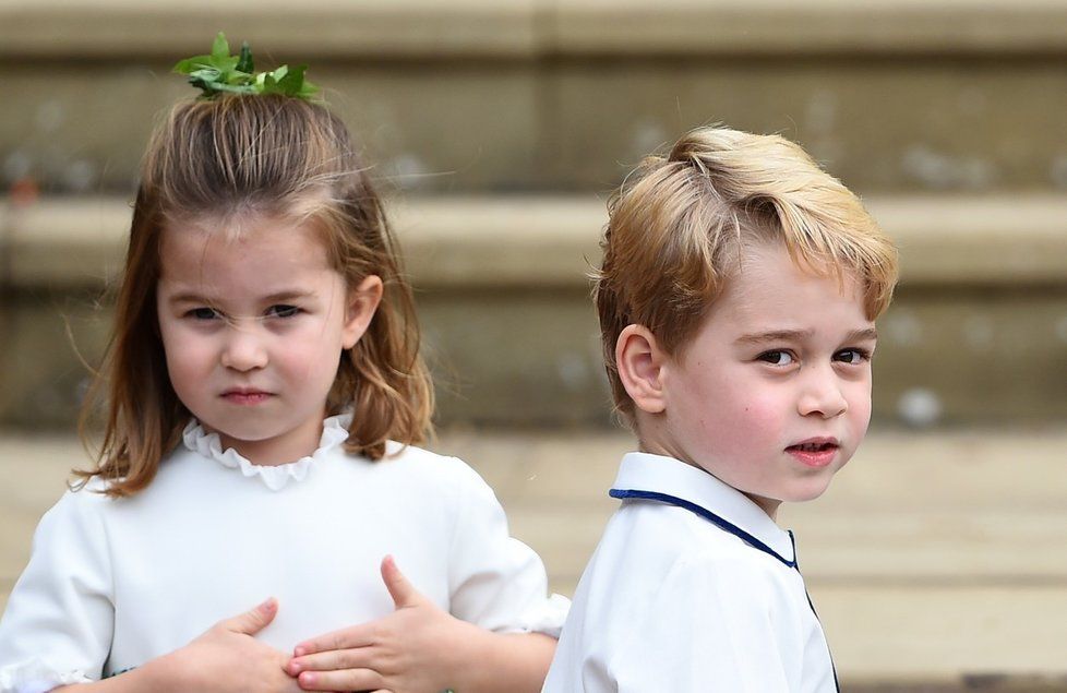 Princ George a princezna Charlotte