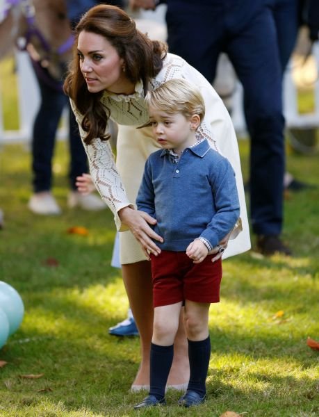 Vévodkyně Kate a malý George