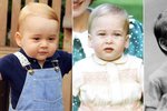 Princ George a jeho tatínek William a dědeček Charles. Jsou si podobní?