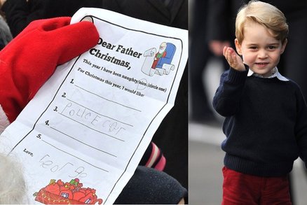 Víme, co si k Vánocům přeje princ George! Tohle napsal do dopisu