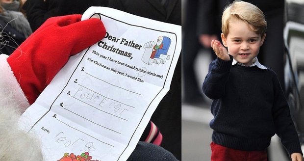 Víme, co si k Vánocům přeje princ George! Tohle napsal do dopisu