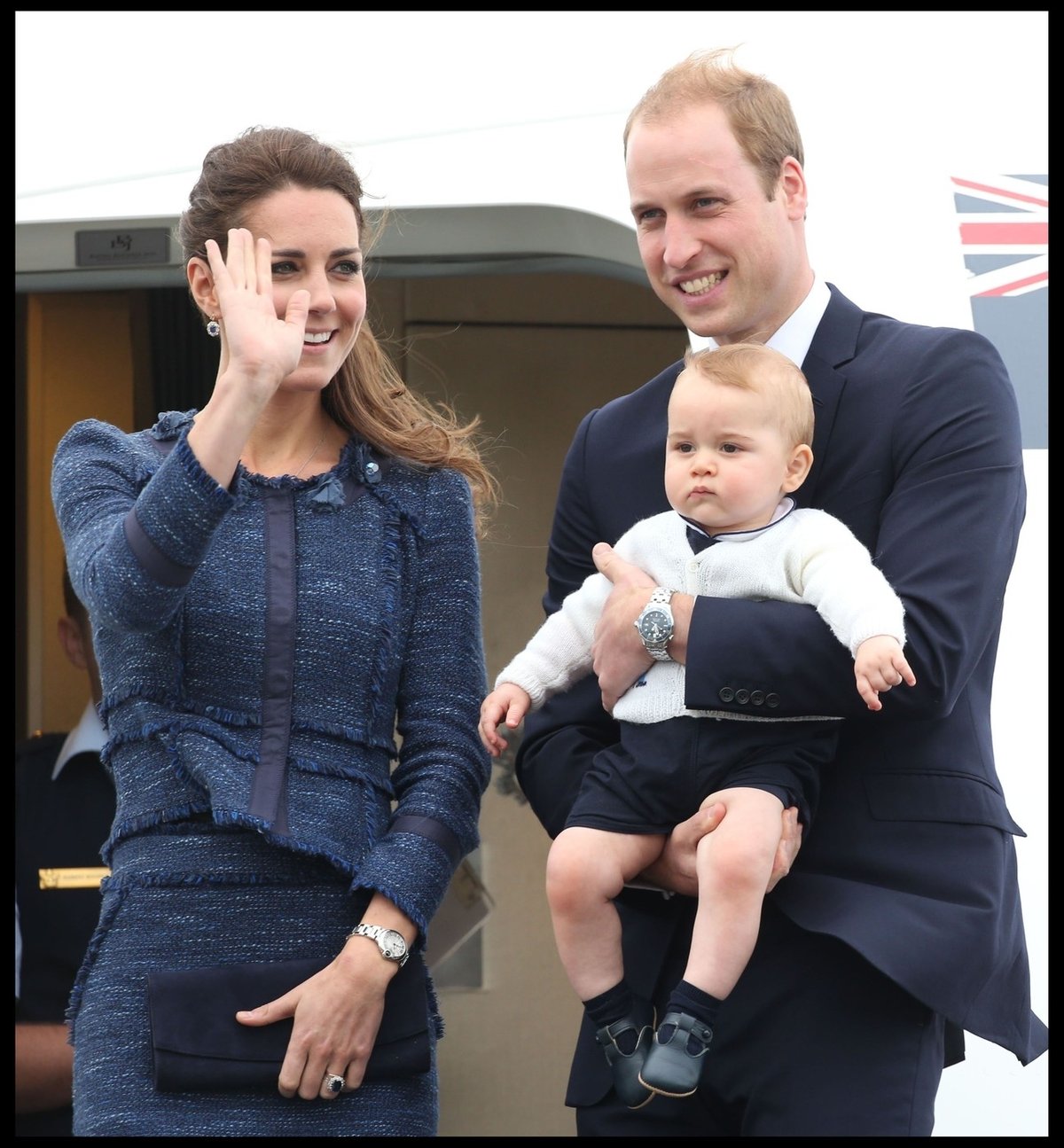 Princ George s rodiči.