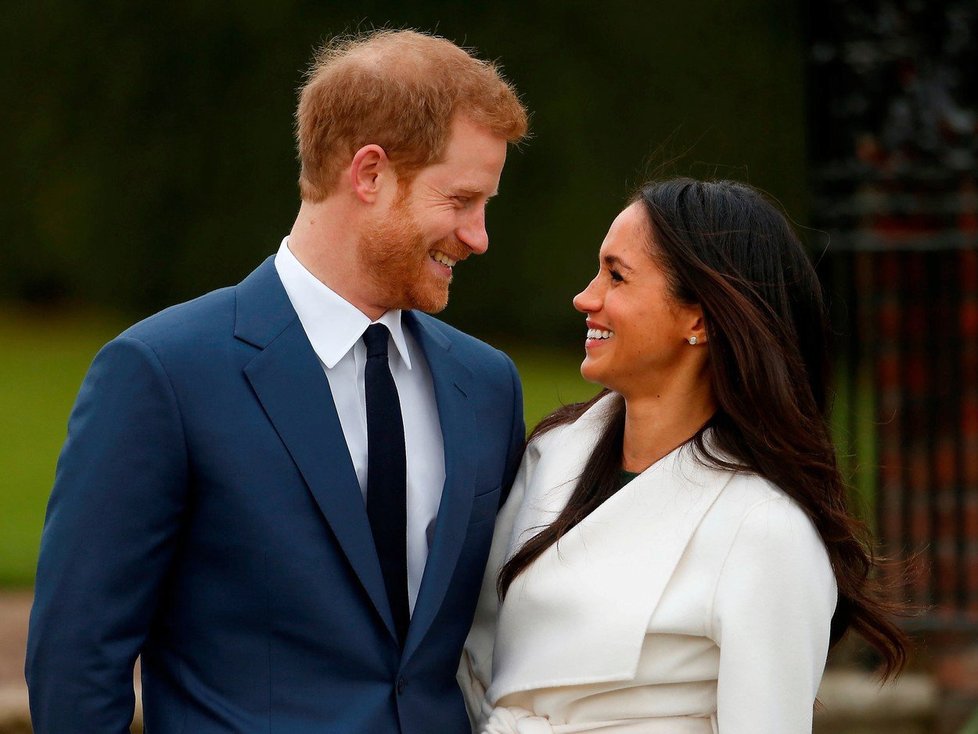 Princ Harry a Meghan Markle v den, kdy oznámili zasnoubení