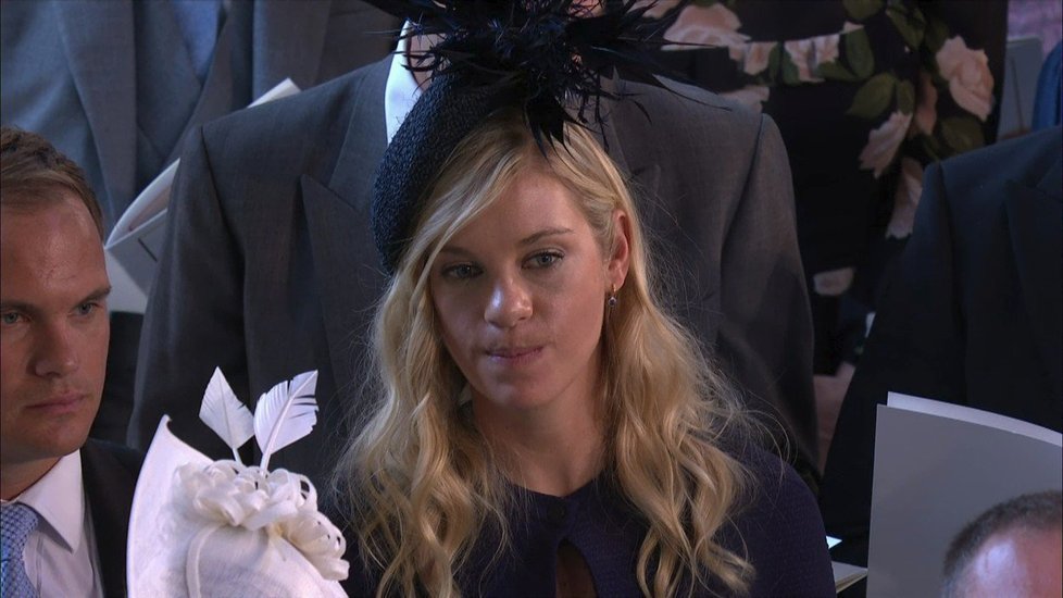 Chelsy Davy na svatbě expřítele, prince Harryho