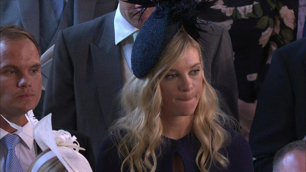 Chelsy Davy na svatbě expřítele, prince Harryho