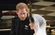 Svatba prince Harryho a Meghan Markle na hradě Windsor.