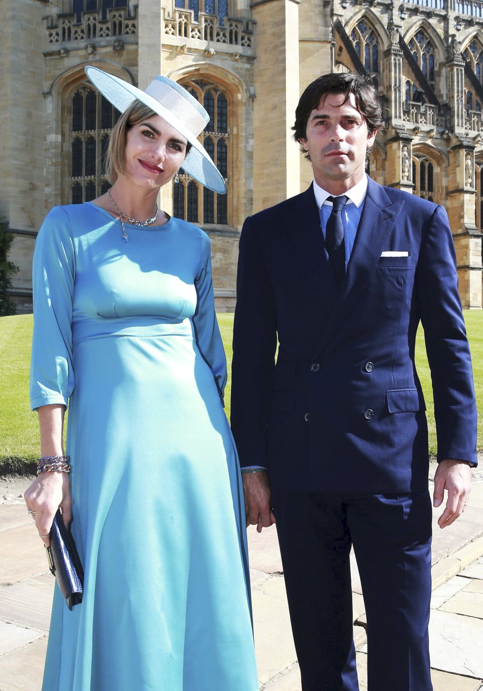 Delfina Blaquier a Nacho Figueras přijelina svatbu prince Harryho a Meghan Markle.