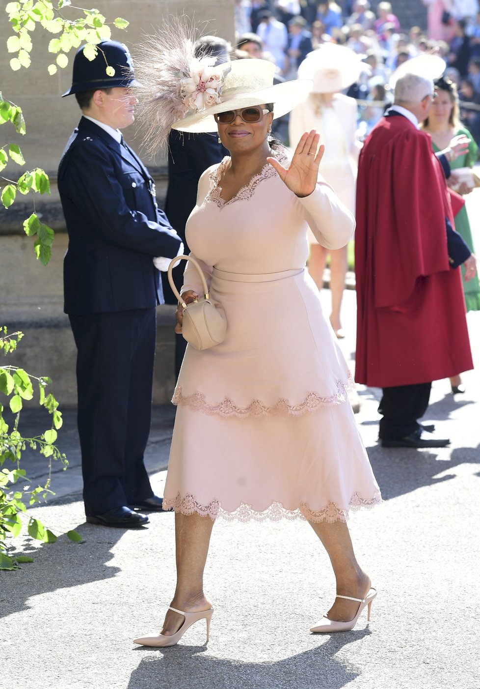 Oprah Winfrey přijela na hrad Windsor.