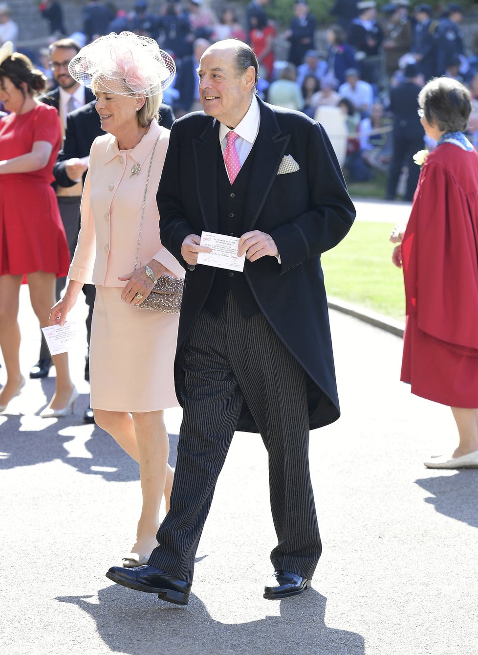 Nicholas Soames přijel na hrad Windsor.