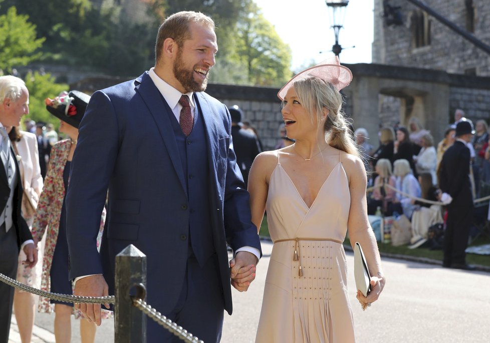 James Haskell a Chloe Madeley