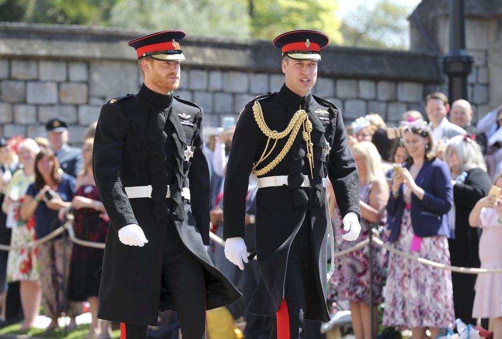 Princ Harry a William