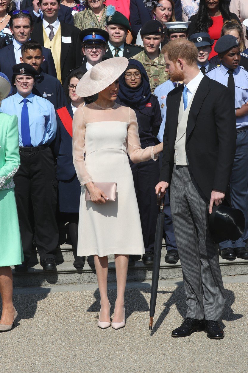 Princ Harry a Meghan Markle na oficiální oslavě 70. narozenin prince Charlese.