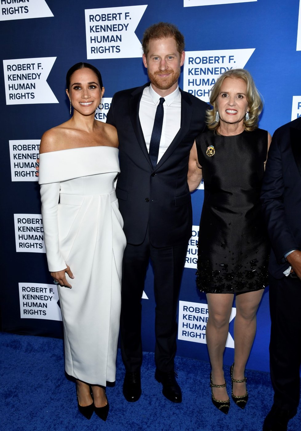 Princ Harry, Meghan Markle a Kerry Kennedy