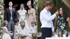 Proč nebyla Meghan Markle na svatbě Pippy? Přítelkyně prince Harryho přijela až na hostinu.