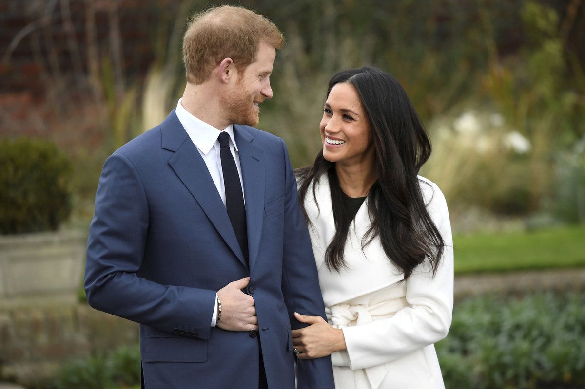 Meghan Markleová s princem Harrym.