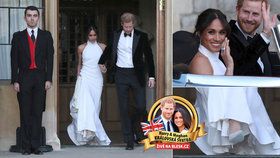 Úžasné detaily ze svatby Meghan a Harryho: Vévodkyně ze Sussexu měla podrážky lodiček sladěné s luxusním jaguárem a prsten po lady Dianě.