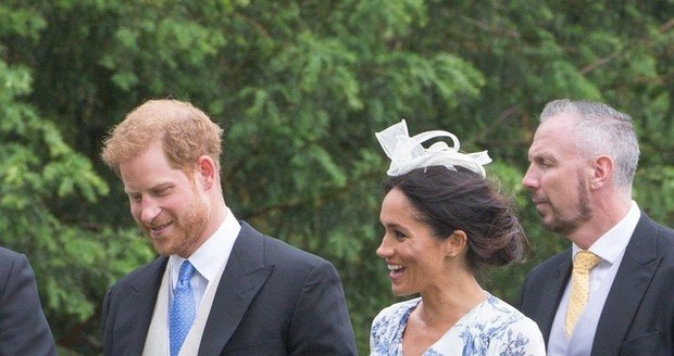 Meghan s Harrym na svatbě Dianiny neteře