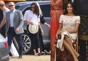 Vévodkyně Meghan fandila Harrymu na pólu! Opět šokovala svým stylem.