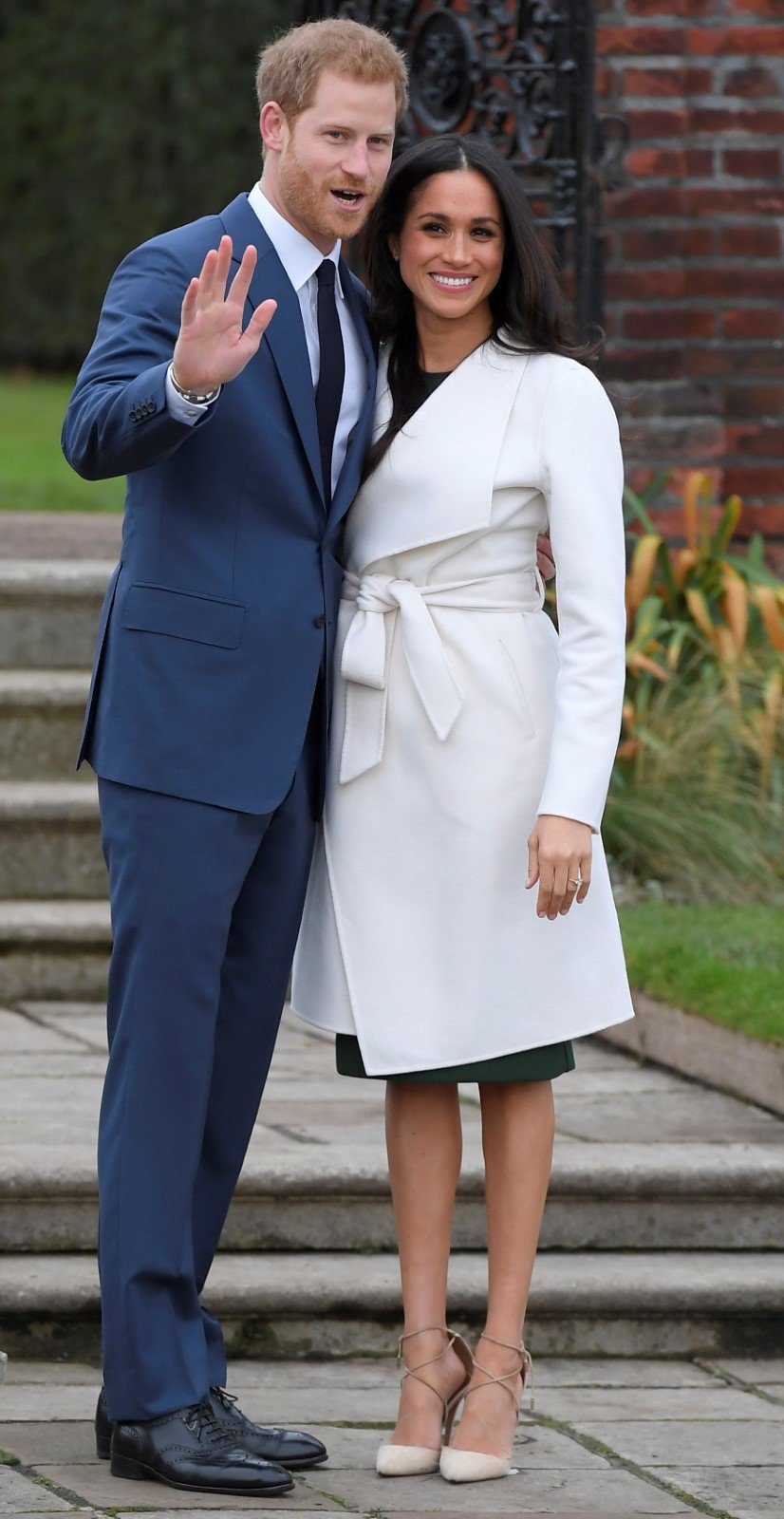 Princ Harry a Meghan Markle, když oznámili zasnoubení.