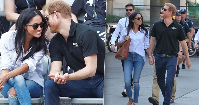 Tak jako k Meghan se Harry k žádné dívce na veřejnosti neměl!