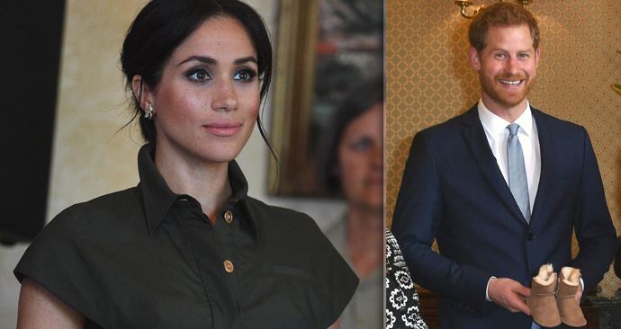 Princ Harry měl problém vyslovit &#34;dítě&#34;, když oznamoval těhotenství své ženy Meghan.