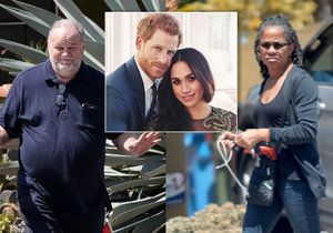 Matka i otec nevěsty Meghan Markle se poprvé setkají s nastávajícím zeťem princem Harrym.