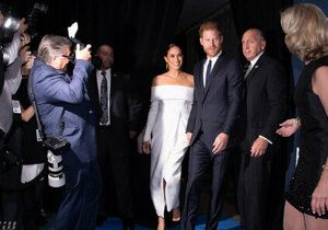 Princ Harry a Meghan Markle na Robert F. Kennedy Human Rights Ripple of Hope Award Gala v New Yorku