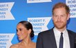 Princ Harry a Meghan Markle na  Robert F. Kennedy Human Rights Ripple of Hope Award Gala v New Yorku