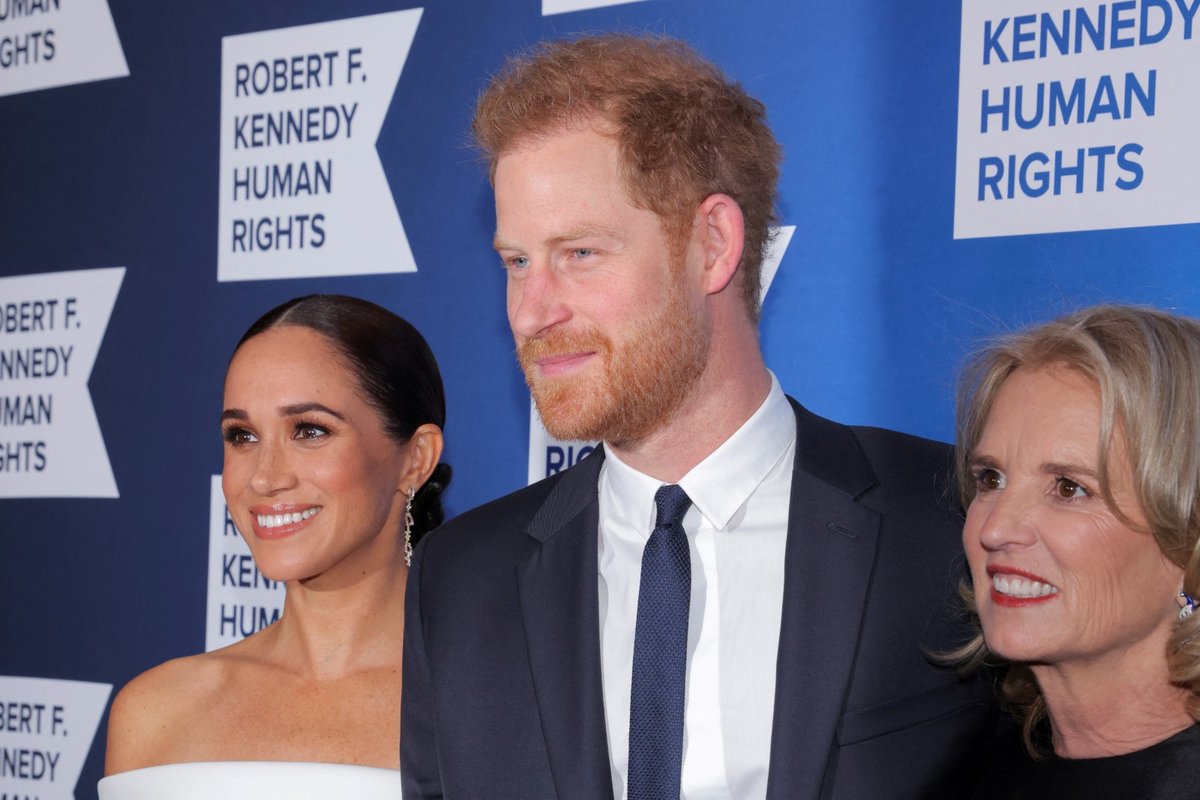 Princ Harry a Meghan Markle na  Robert F. Kennedy Human Rights Ripple of Hope Award Gala v New Yorku