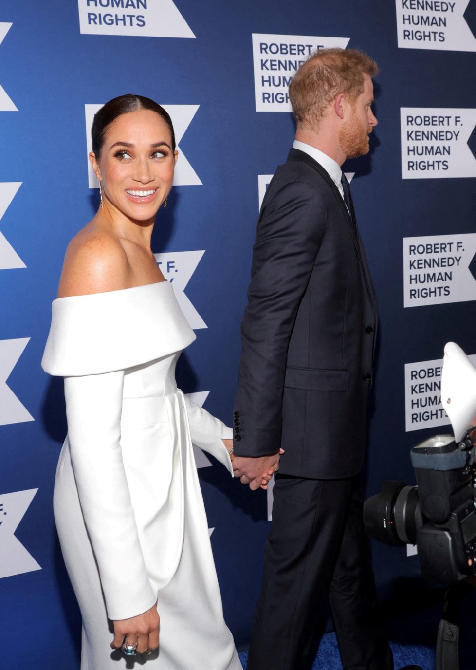 Princ Harry a Meghan Markle na  Robert F. Kennedy Human Rights Ripple of Hope Award Gala v New Yorku